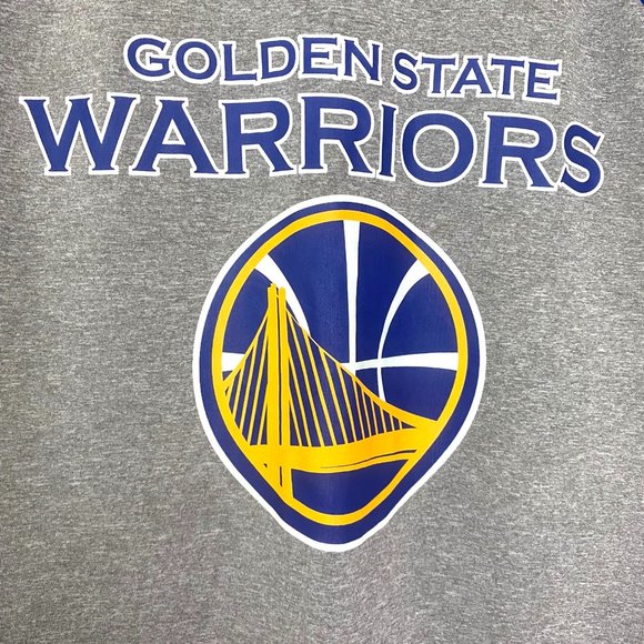 Golden State Warriors Long Sleeve Jersey L Large Shirt T-Shirt Basketball Shirt - Picture 3 of 3